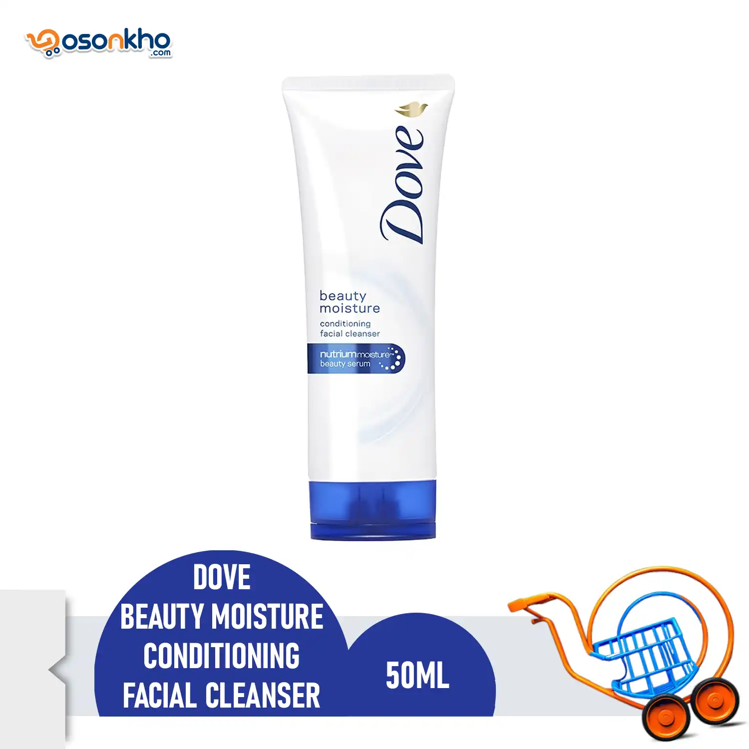 Dove Beauty Moisture Facial Cleanser – 100ml