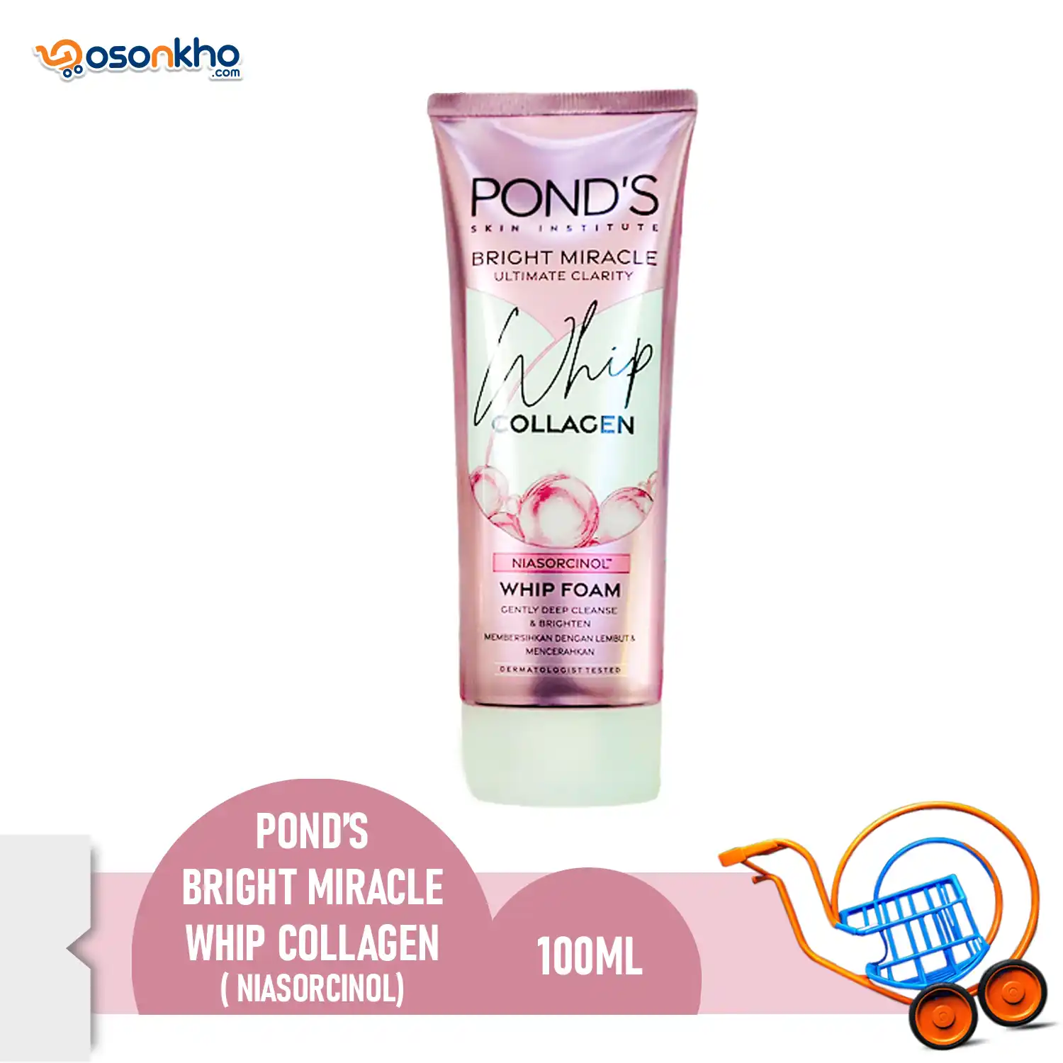 Pond's Bright Miracle Whip Foam – 100ml