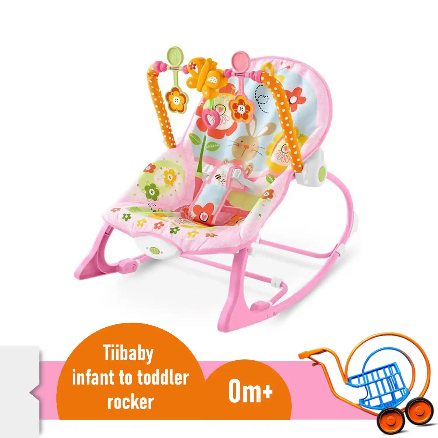 tiiBaby Infant to Toddler Rocker
