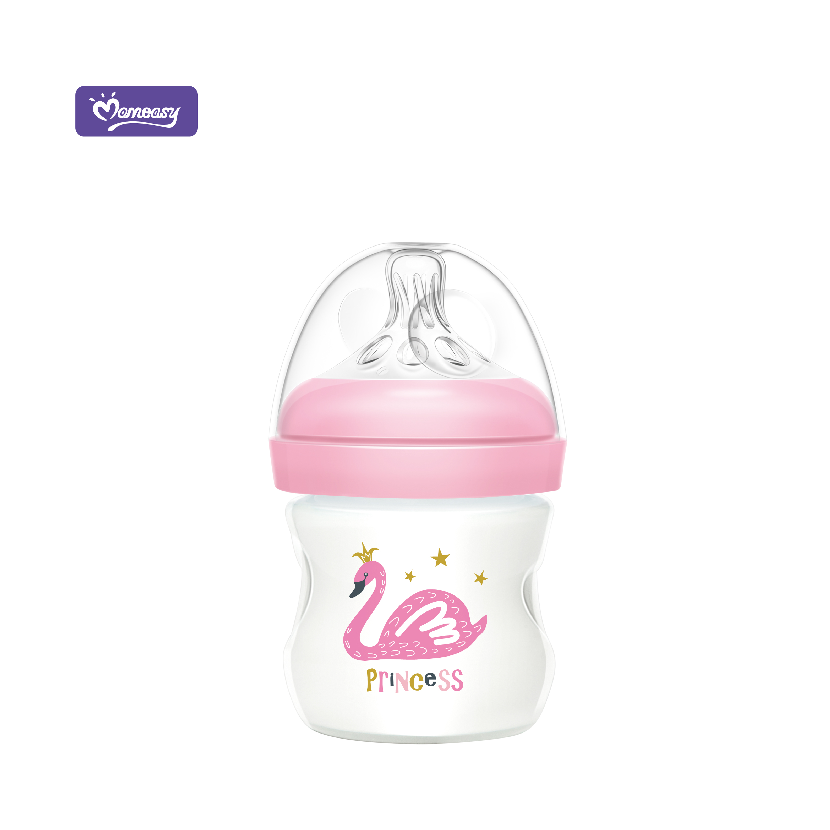 120ML Wide-neck Feeding Bottle pink