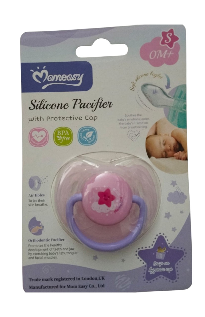 momesy silicone pacifier 0m+ 45503N