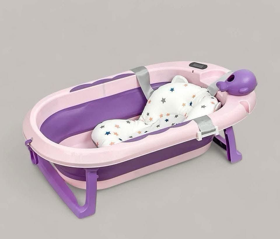 SmartCare baby folded bath tub with pillow SCBT25 