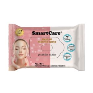 SmartCare Makeup remover wet wipes 20pcs pack SCMakeup20