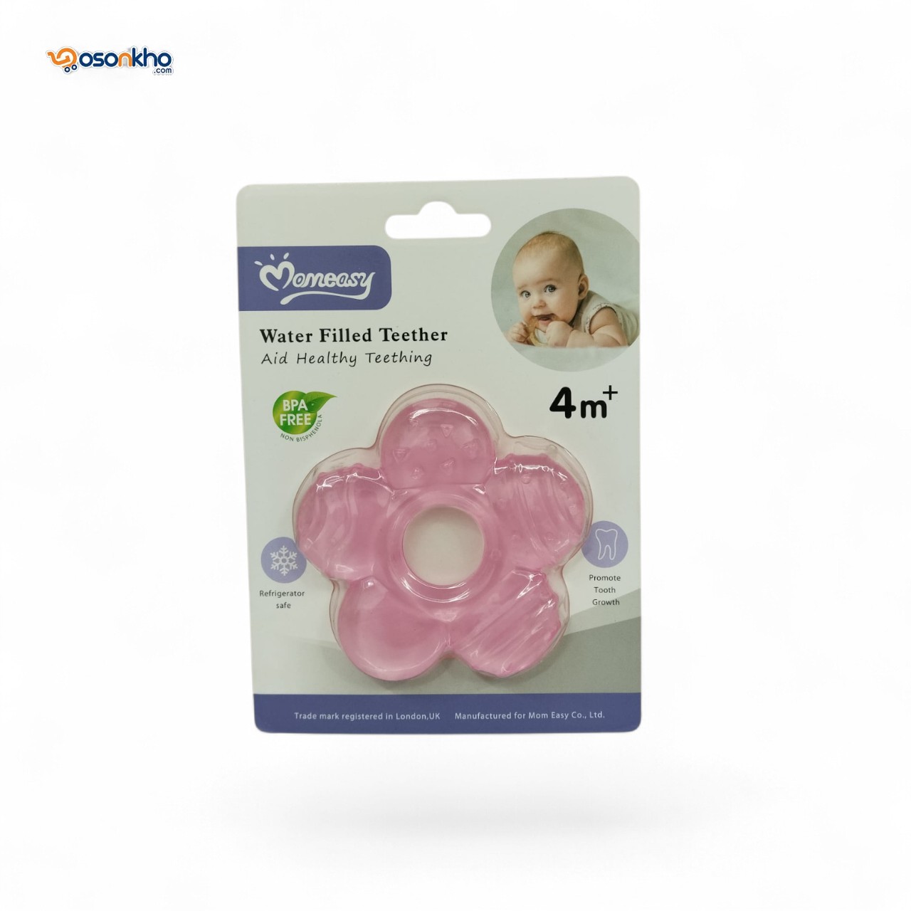 momeasy water filled teether 4m+