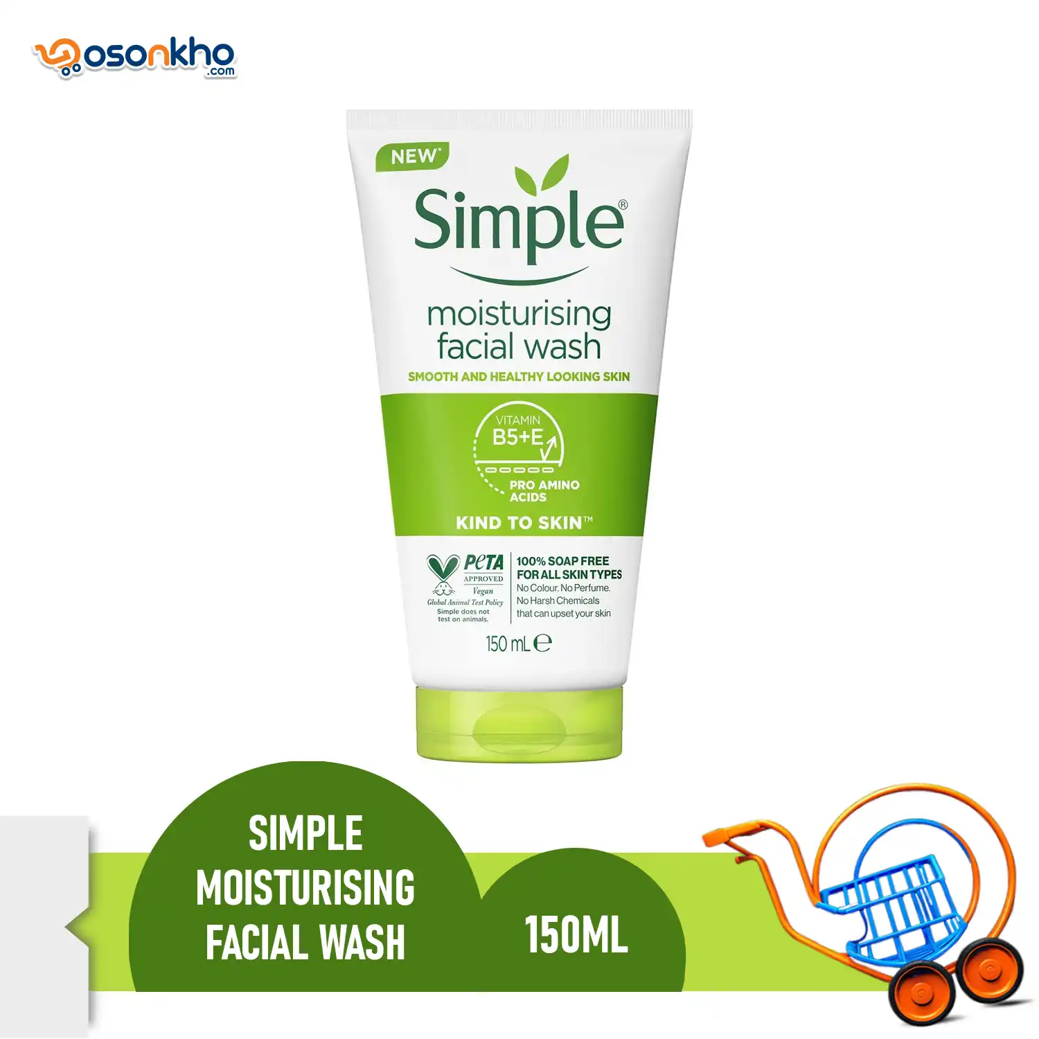 Simple Moisturizing Facial Wash – 150ml