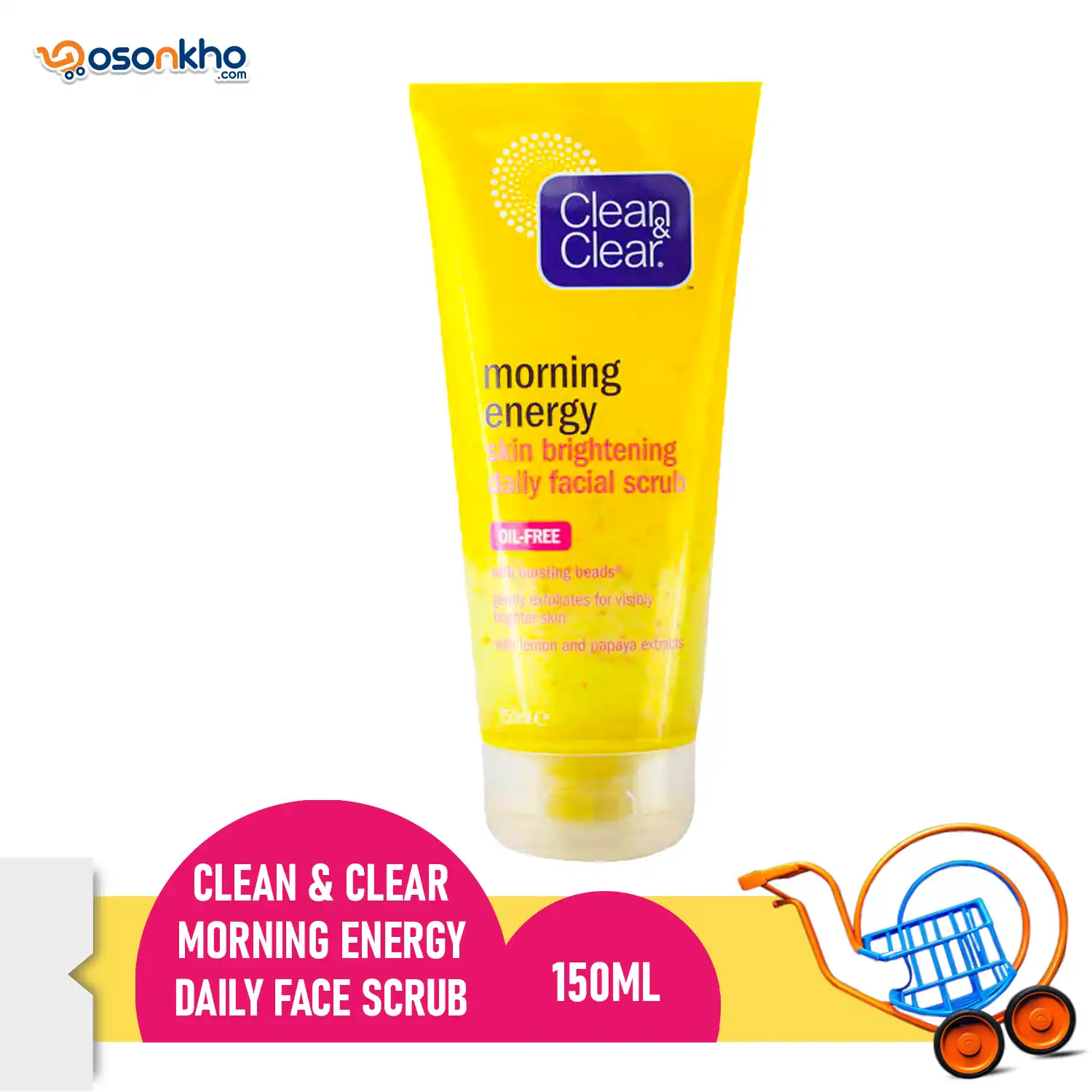 Clean & Clear Daily Facial Scrub – 150ml