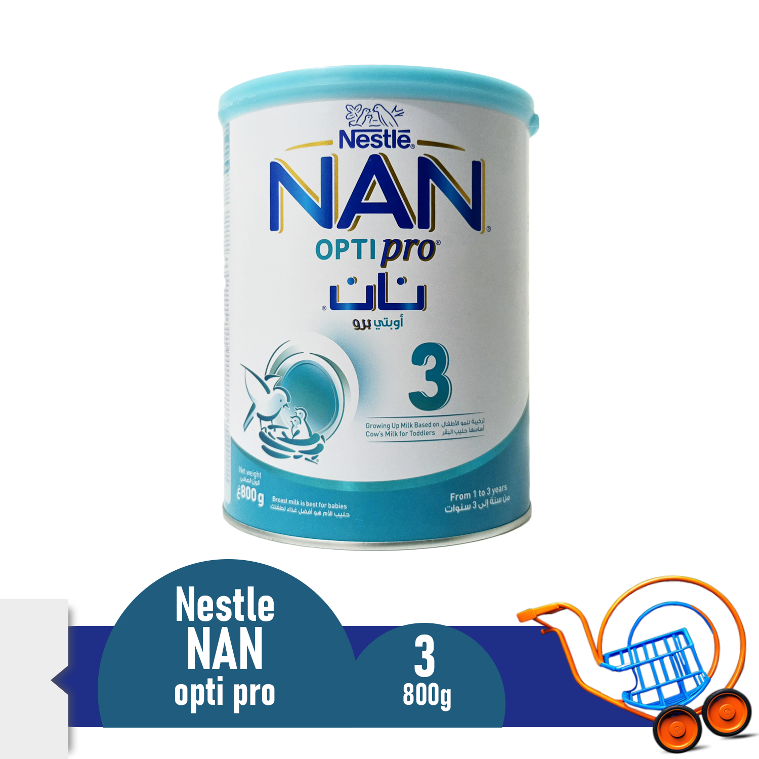 NAN Opti-pro Formula 3 (1-3 years) 800g