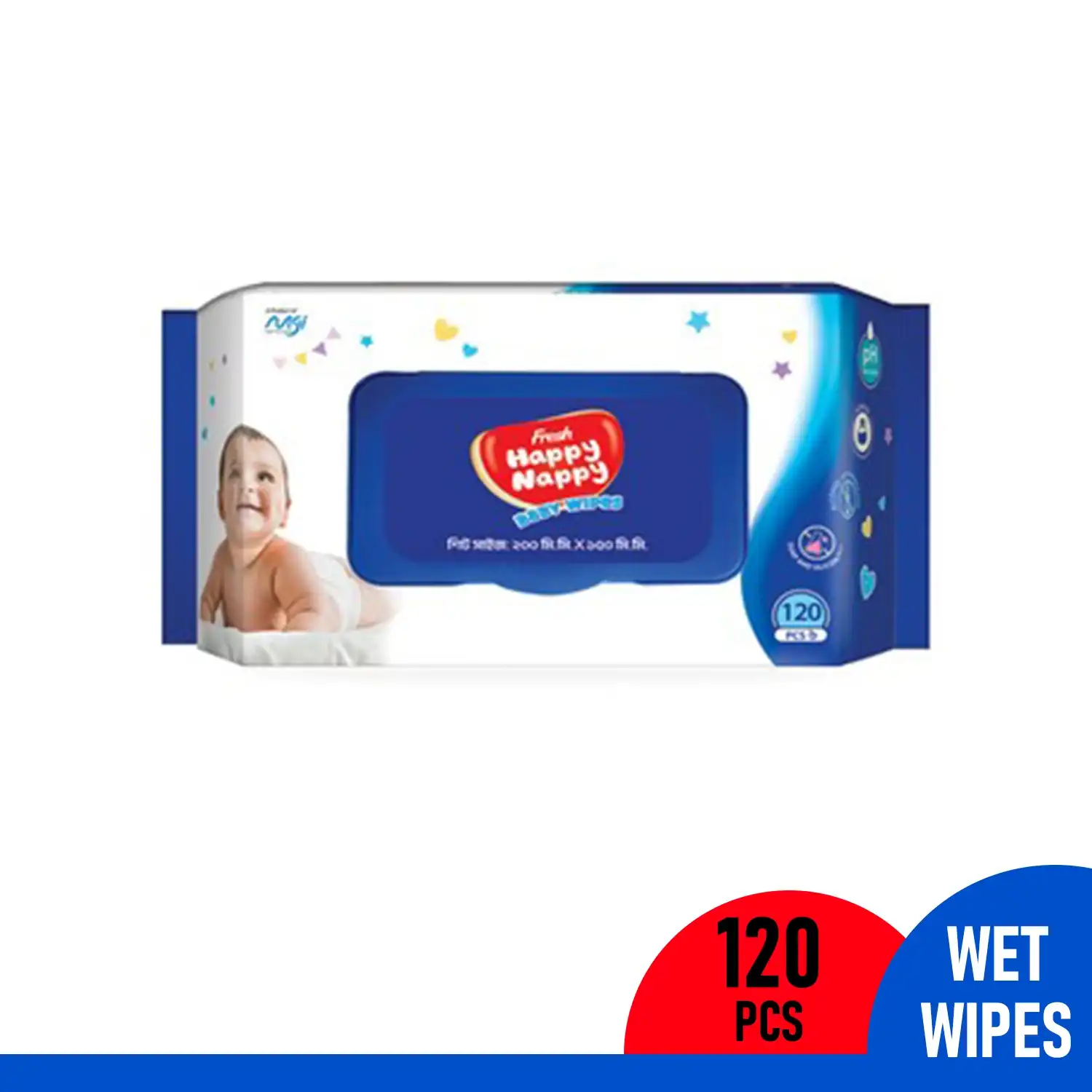 Fresh Happy Nappy Wet Wipes