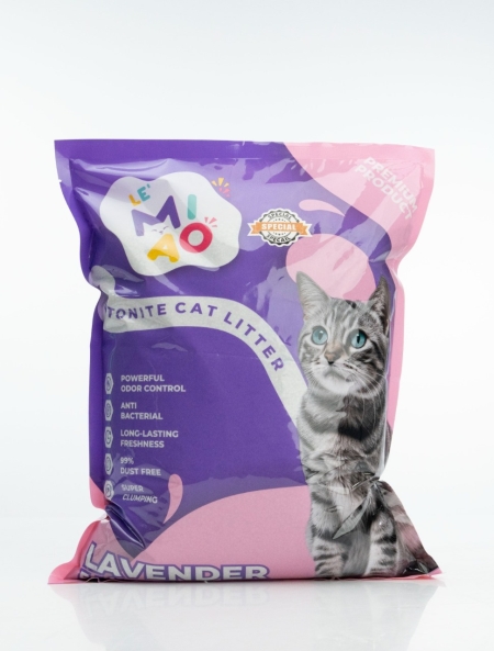 Le Miao Bentonite Cat Litter Lavender 5L