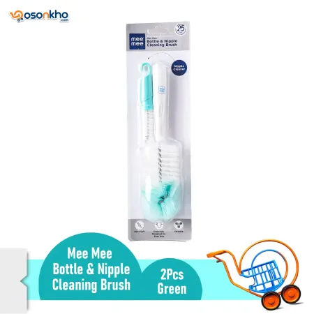 Mee Mee Bottle & Nipple Cleaning Brush Green