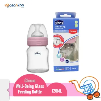 Chicco Glass Feeding Bottle 120ml
