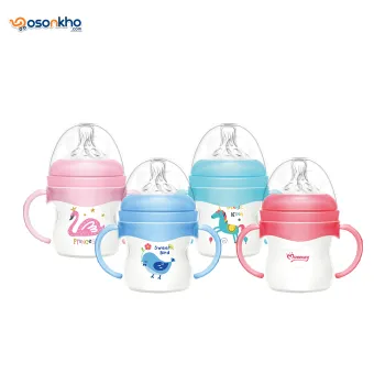 momeasy 120ML Wide-neck Feeding Bottle With Handle 44775