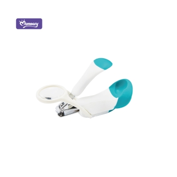 Nail Clipper with Magnifier blue 46005 