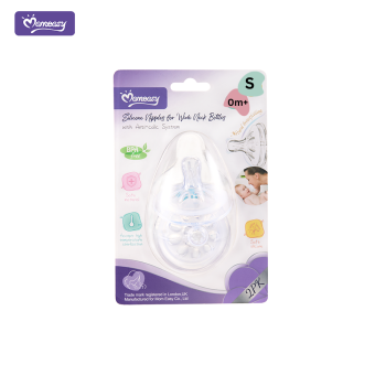 momeasy wide neck natural nipple 0m+ S