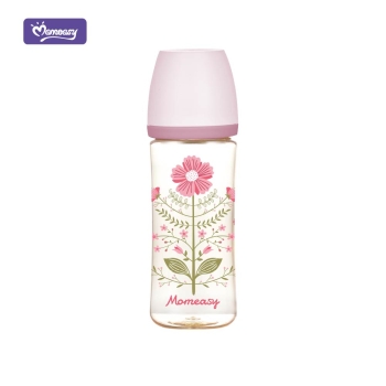 momeasy 300ML Wide-neck  PPSU Feeding Bottle 44798 pink