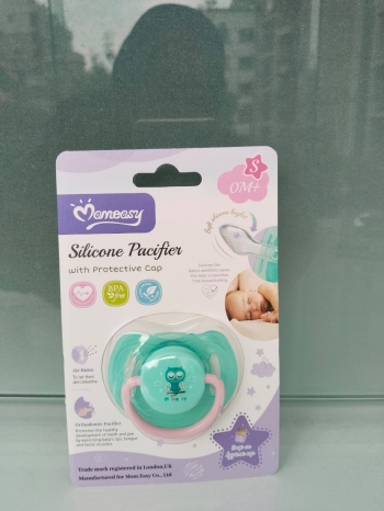 momeasy Pacifier Physiological Type Orthodontic Type 45503N green+pink 0m+