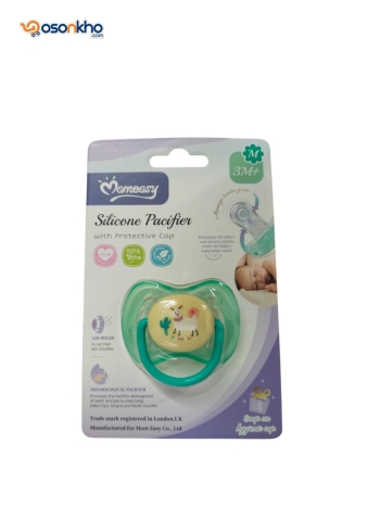 momeasy Pacifier with protective cap 3m+,M 45563 Yellow