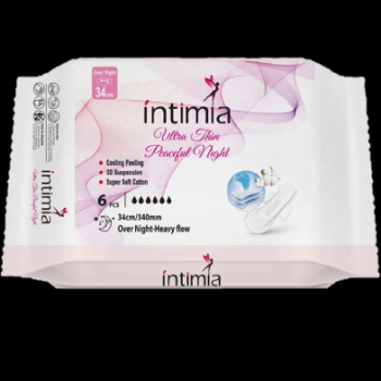 Sanitery Napkin skin defense, Intimia L 290mm 8pcs Intimia-L8 pink