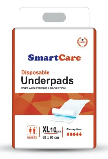 SmartCare Underpad 60X90 CM XL size 10pc pack Underpad SC10