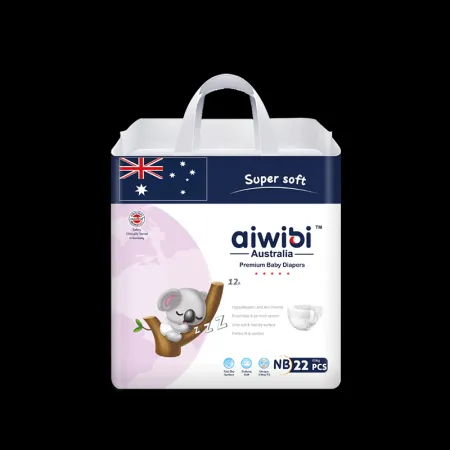 Aiwibi Australian Premium Baby Diaper Newborn Belt 0-5 Kg 22 Pcs 